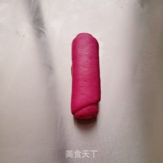 火龙果奶油面包的做法步骤：12
