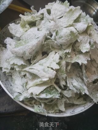 芹叶麦饭的做法步骤：2
