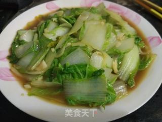 清炒小白菜的做法步骤：3