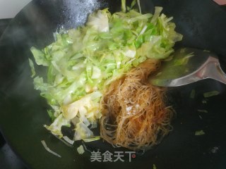 大头菜炒粉丝的做法步骤：10