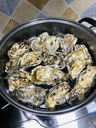 蒸生蚝的做法步骤：2