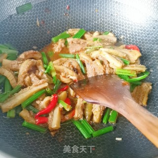 爆炒熟牛肚的做法步骤：6