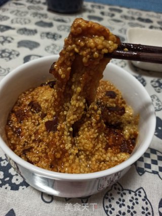红枣黄米糕的做法步骤：9