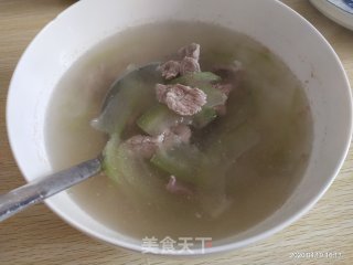 瘦肉冬瓜汤的做法步骤：4