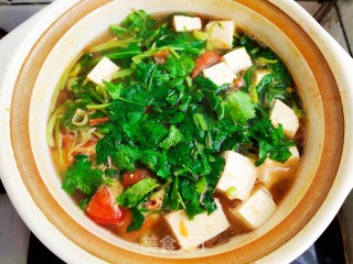小白菜豆腐汤的做法步骤：14