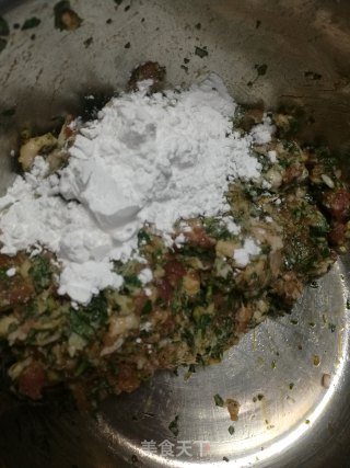 清蒸鱼腥草肉丸子的做法步骤：3