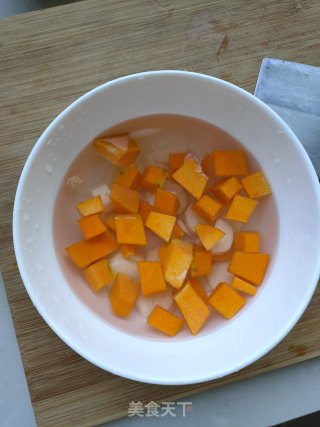 山药南瓜豆浆的做法步骤：2