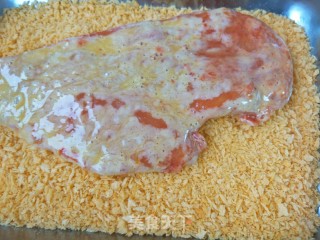 香酥鸡排的做法步骤：7