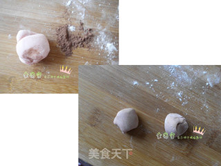 大丰收 卡通包子 卡通馒头系列（三）的做法步骤：16