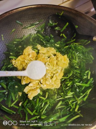 韭菜炒鸡蛋的做法步骤：6