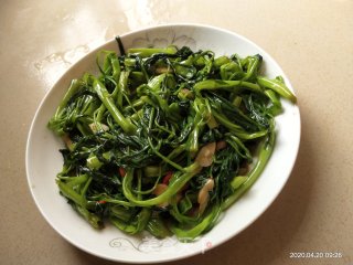 蒜香空心菜的做法步骤：6
