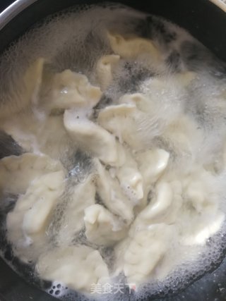香辣槐花猪肉饺的做法步骤：17