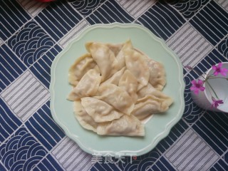 香辣槐花猪肉饺的做法步骤：18