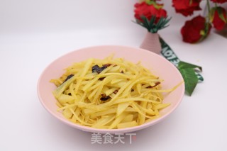 酸辣土豆丝的做法步骤：7