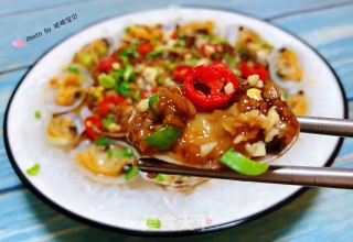 蒜蓉粉丝蒸花蛤的做法步骤：13