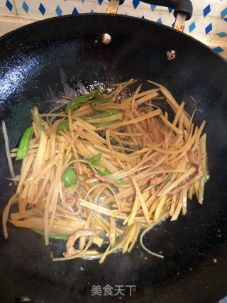 土豆肉丝的做法步骤：5
