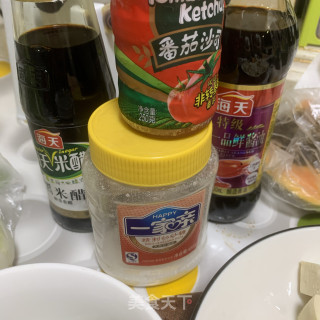 糖醋豆腐，酸酸甜甜就是我的做法步骤：3