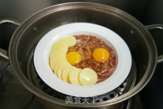 肉末鸡蛋蒸豆腐的做法步骤：6