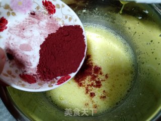 仿红丝绒蛋糕卷的做法步骤：3