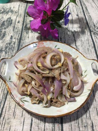 洋葱炒牛肉的做法步骤：8