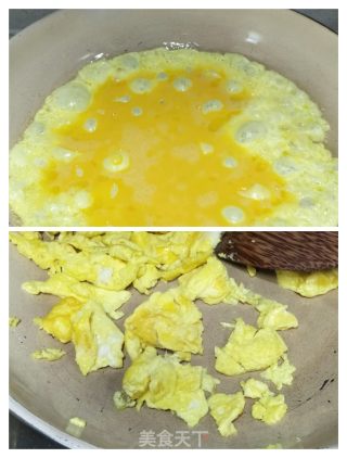 蒜苔甜椒炒鹅蛋的做法步骤：5