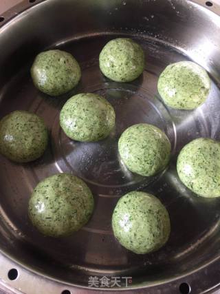 艾草青团的做法步骤：7