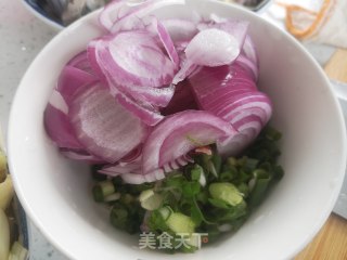 香辣牛蛙的做法步骤：4