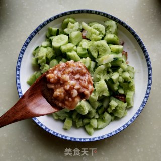黄瓜拌烧鸡的做法步骤：7
