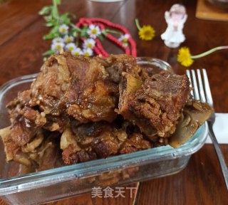 豆瓣酱卤大棒骨的做法步骤：10