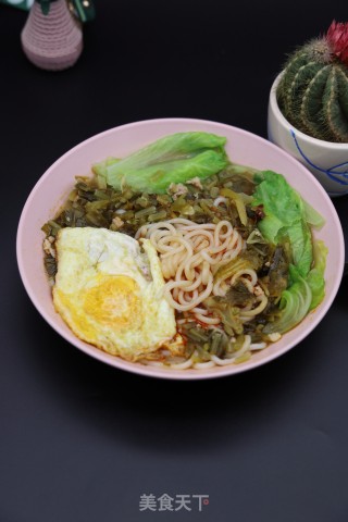 榨菜肉末米粉的做法步骤：13