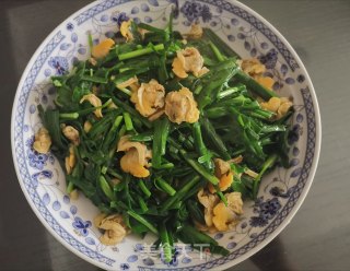 韭菜蛤蜊肉的做法步骤：7