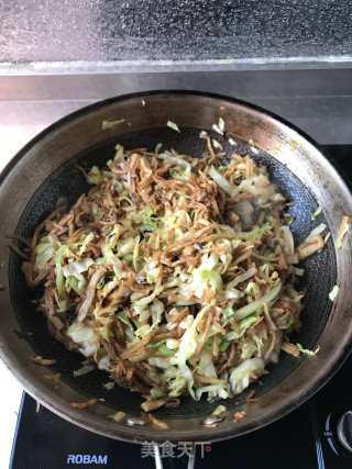 素炒饼的做法步骤：9