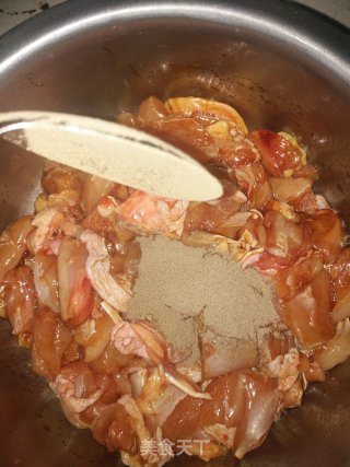 香菇滑鸡的做法步骤：9