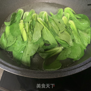 香菇扒油菜的做法步骤：6