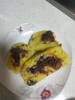 玉米面烫面发糕的做法步骤：10