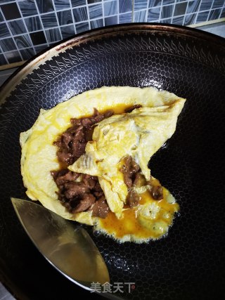 滑蛋牛肉的做法步骤：5