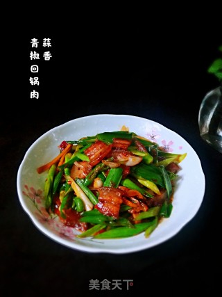 蒜香青椒回锅肉的做法步骤：16