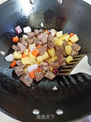 咖喱熟牛肉的做法步骤：4