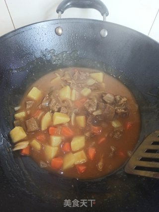 咖喱熟牛肉的做法步骤：8