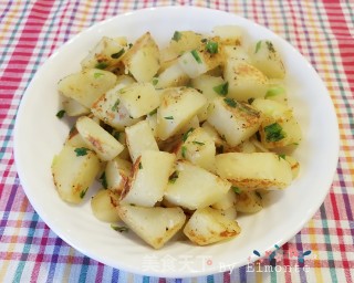 孜然黑椒土豆的做法步骤：11