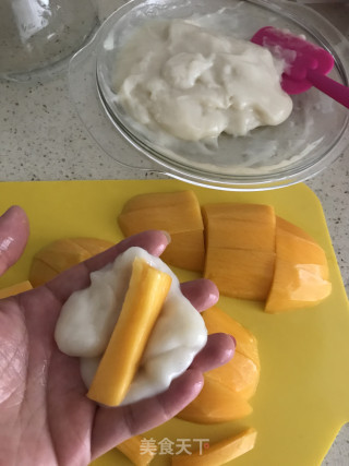 芒果糯米糍的做法步骤：9