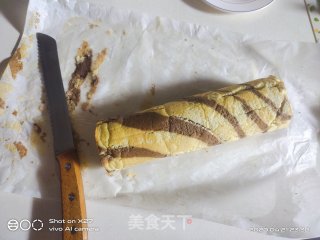 双色蛋糕卷的做法步骤：17