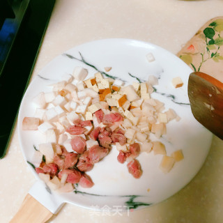酱炒（蒸）瘦肉丁的做法步骤：12
