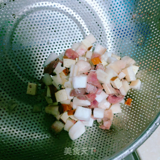 酱炒（蒸）瘦肉丁的做法步骤：15