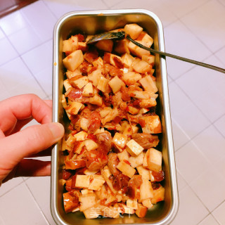 酱炒（蒸）瘦肉丁的做法步骤：16