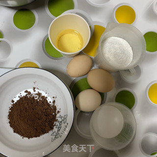 可可纸杯蛋糕的做法步骤：1