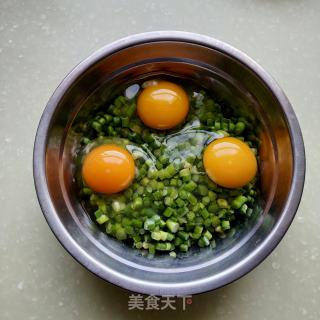 蒜苔炒鸡蛋的做法步骤：3