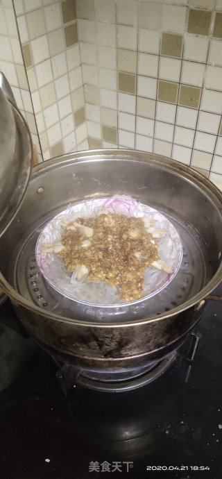 黄蛏蒸粉丝的做法步骤：6