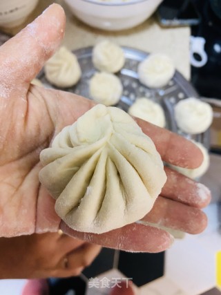 三色肉馅儿包的做法步骤：4