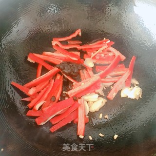 蒜头豆豉炒茄子豆角的做法步骤：4